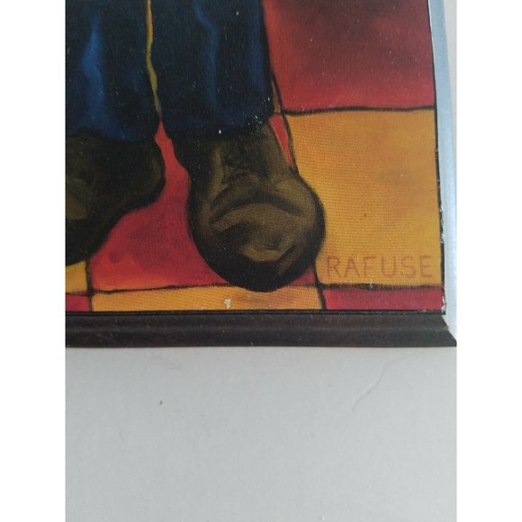 Will Rafuse Decoupage "Henri " Print Wall Plaques 10.5" x 8" - - Picture 7 of 7